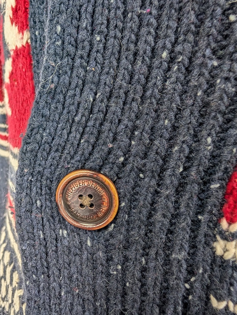 Gilet homme Tommy Hilfiger Denim tricoté à motifs