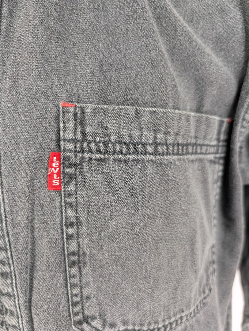 Chemise Levi's en denim gris taille L coton