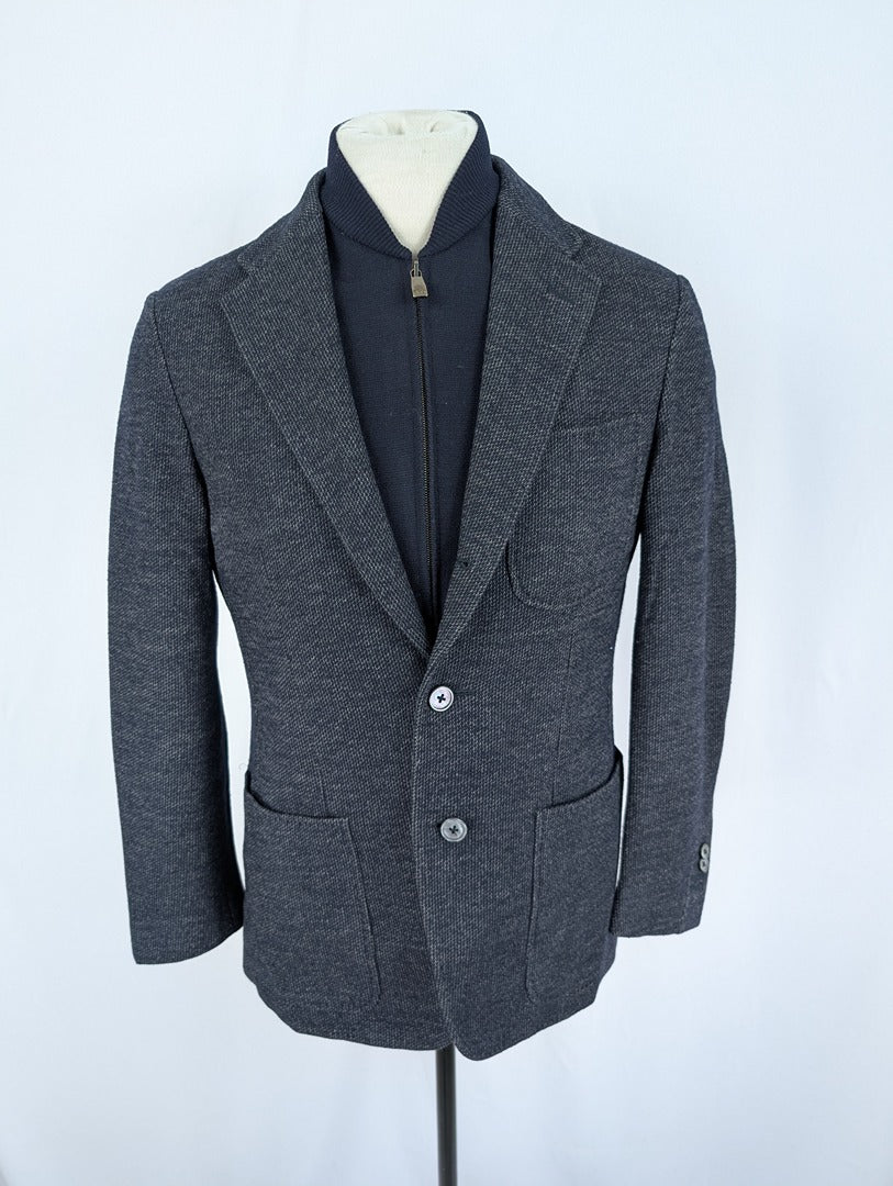 Veste homme Corneliani Id laine mérinos bleu