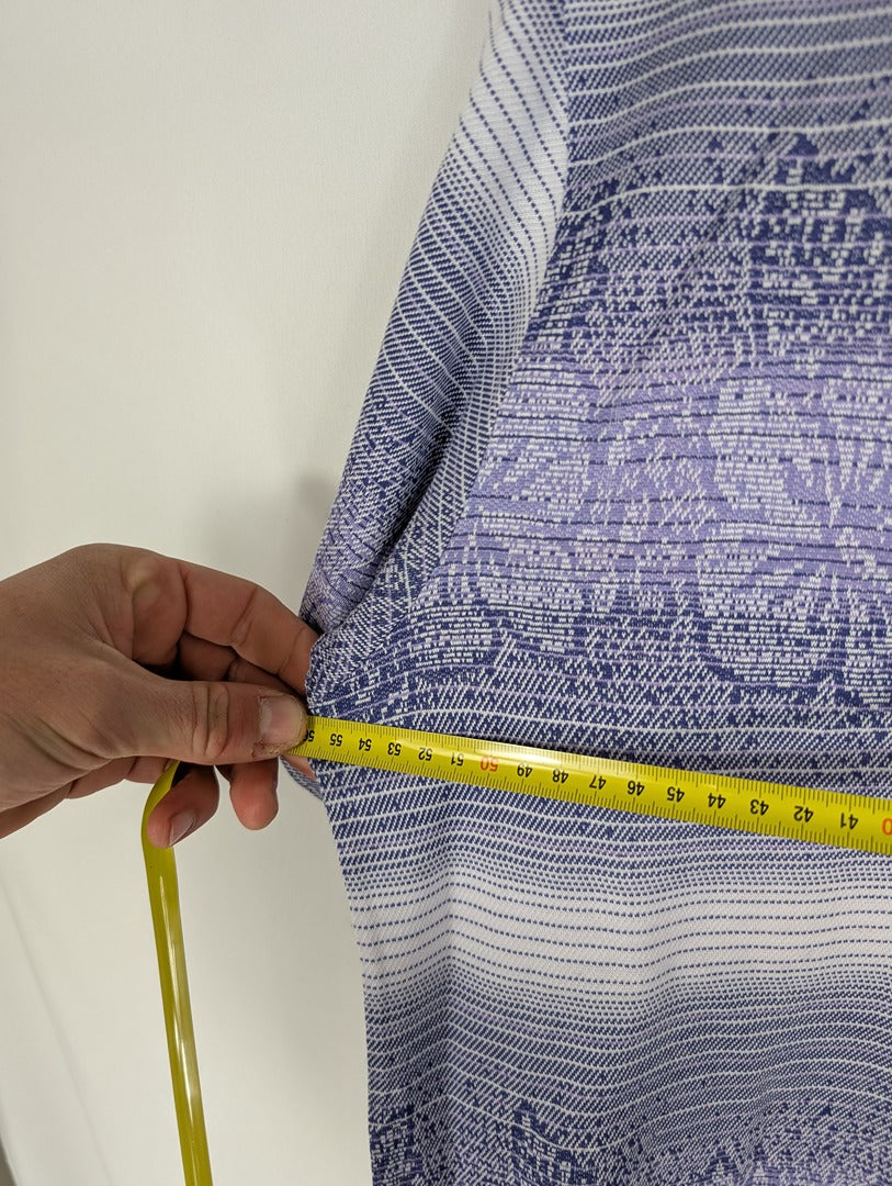 Polo homme J.h. Durif imprimé violet taille M