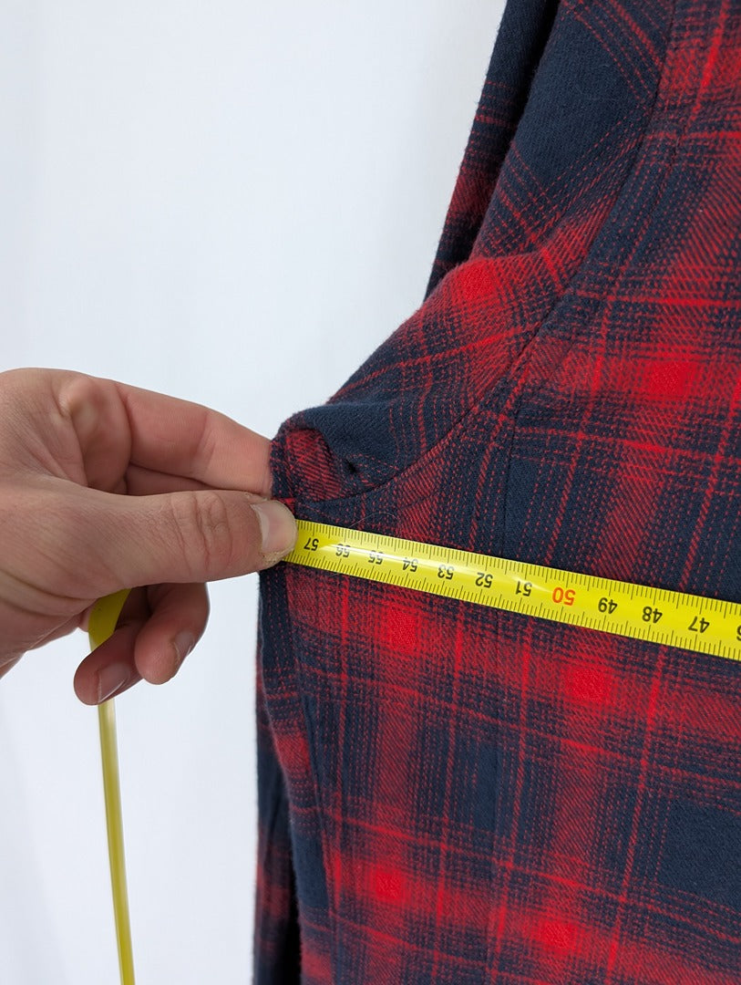Chemise homme à carreaux rouge et noir Eleven Paris