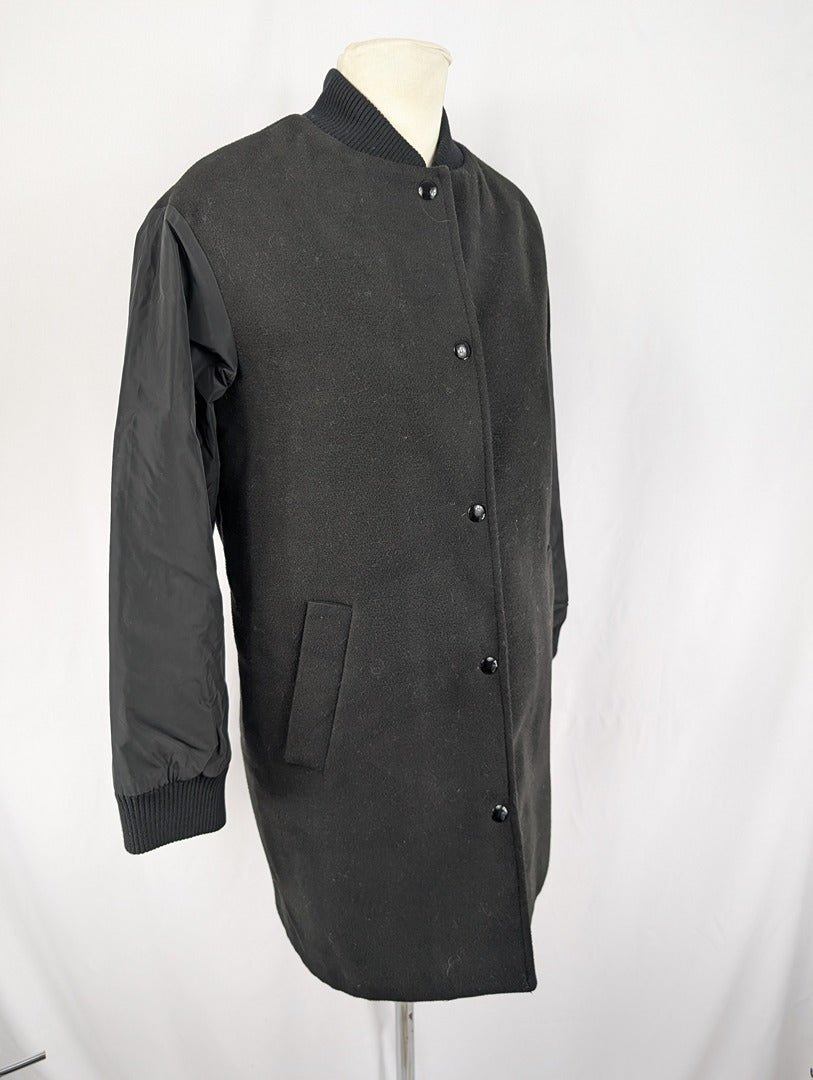 Rinascimento manteau long noir taille S