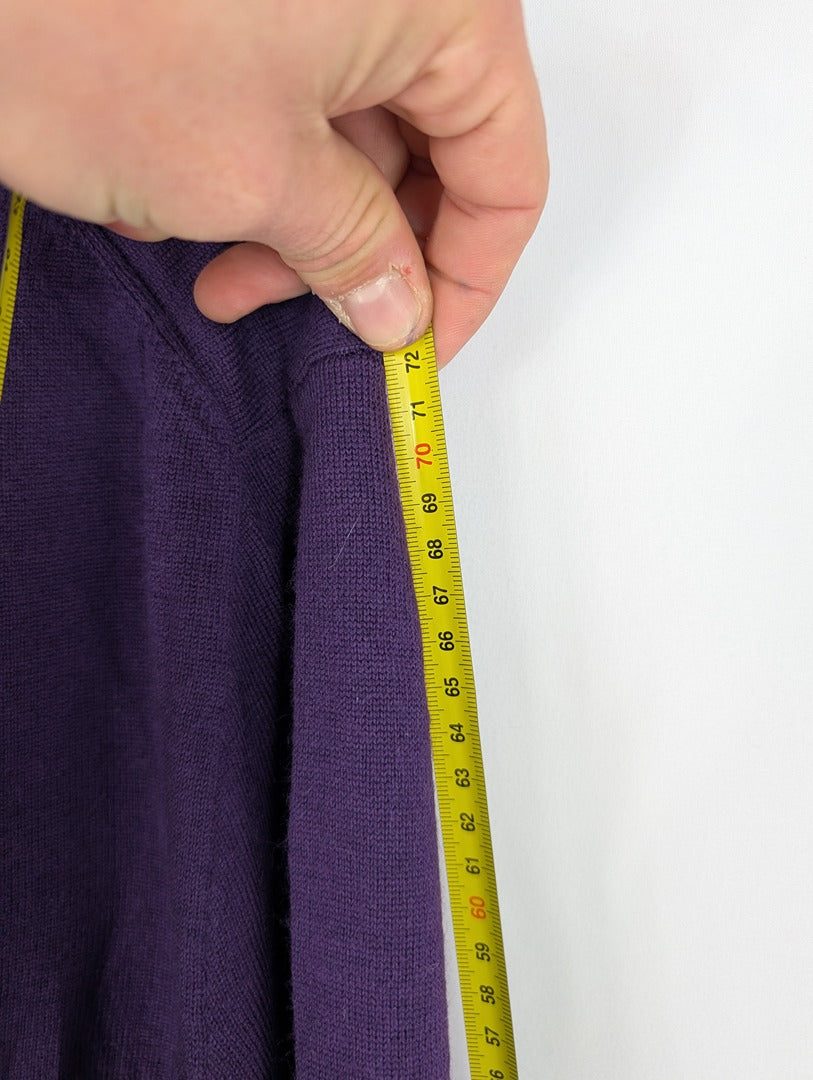 Pull violet en laine mérinos Polo Ralph Lauren Xl