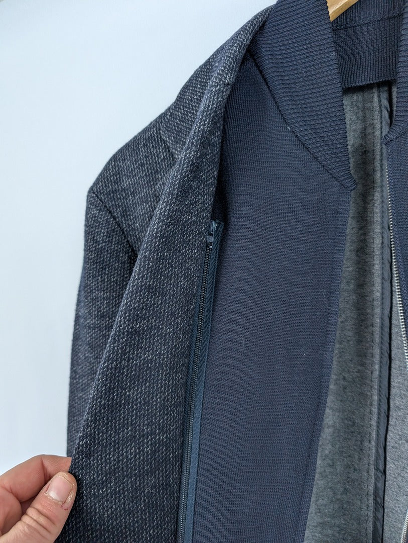 Veste homme Corneliani Id laine mérinos bleu