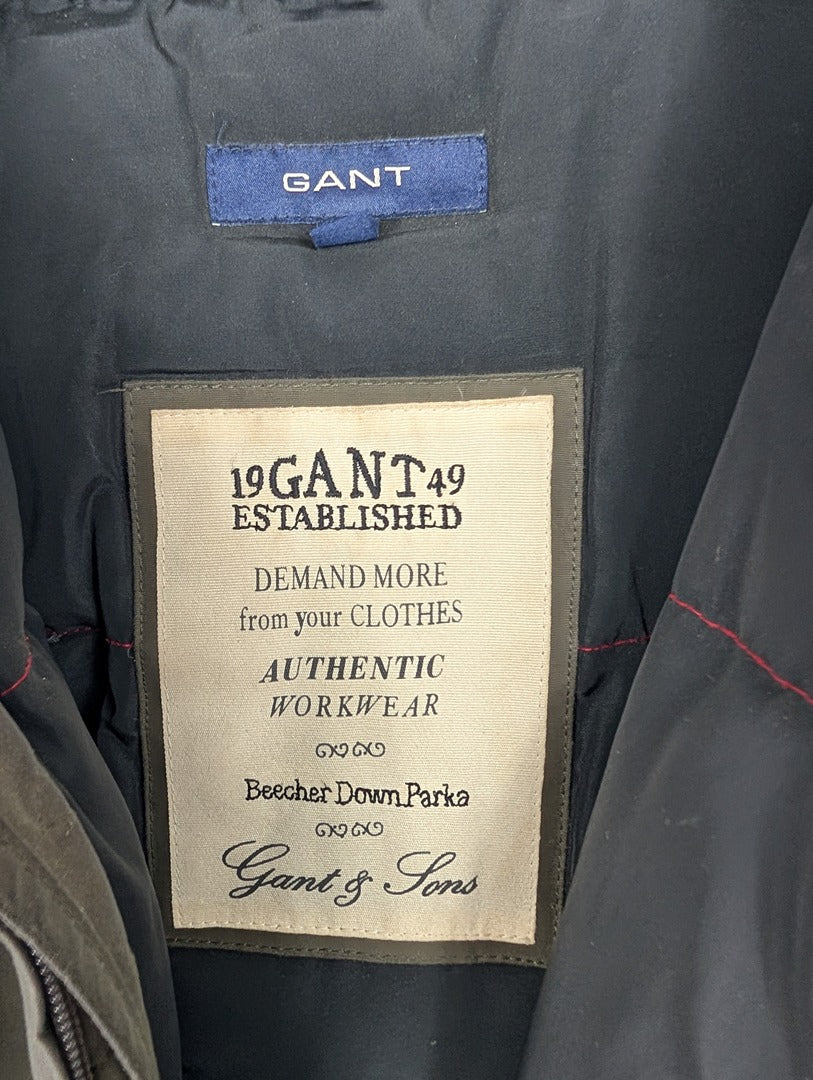 Parka homme Gant Beecher Down kaki taille S