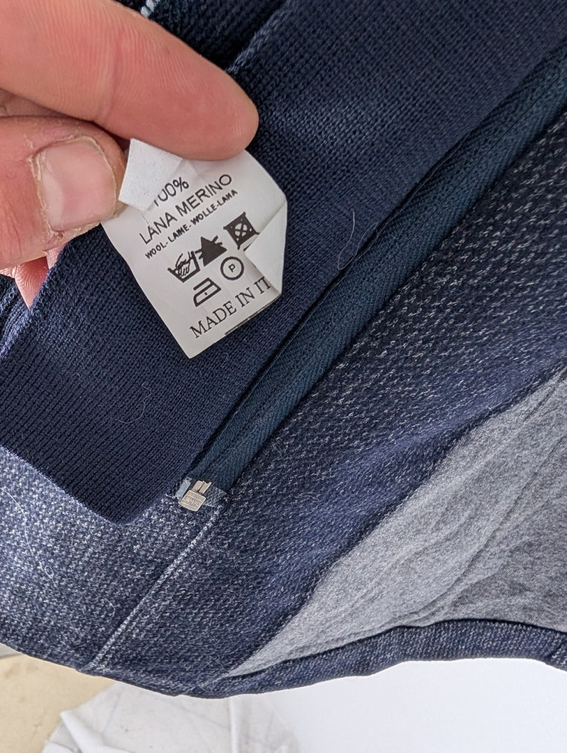 Veste homme Corneliani Id laine mérinos bleu