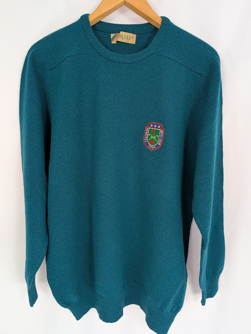 Sweats A Col V Vintage - L - Vert