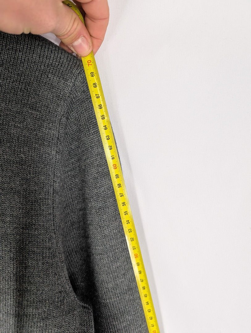 Pull gris Sandro Paris motif ours taille M