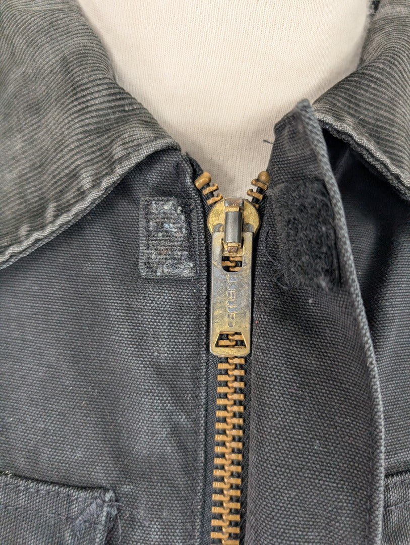 Veste Carhartt noire style shacket homme