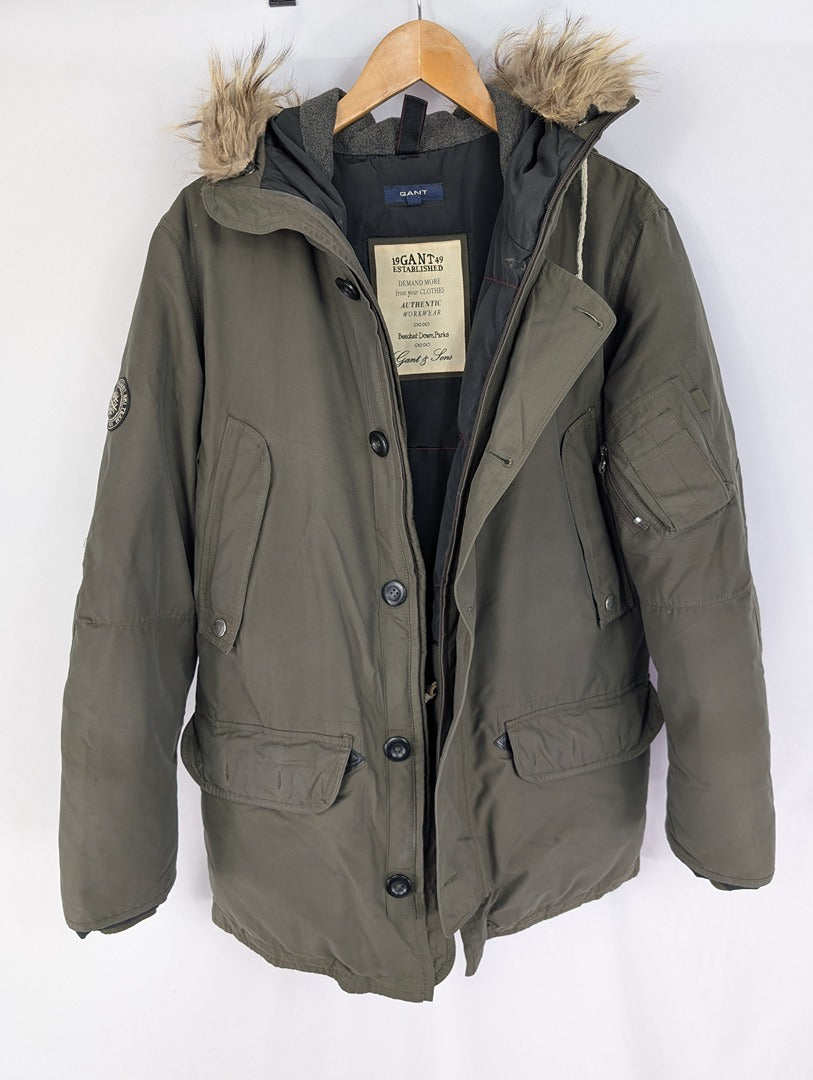 Parka homme Gant Beecher Down kaki taille S