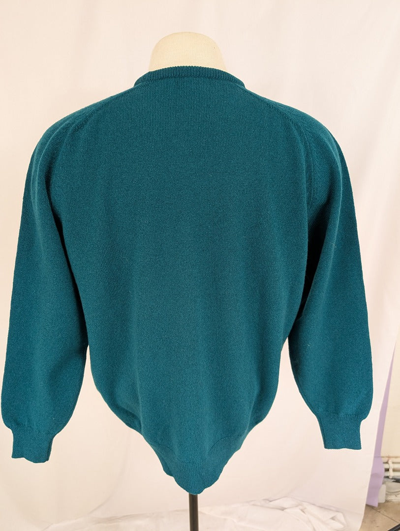 Sweats A Col V Vintage - L - Vert