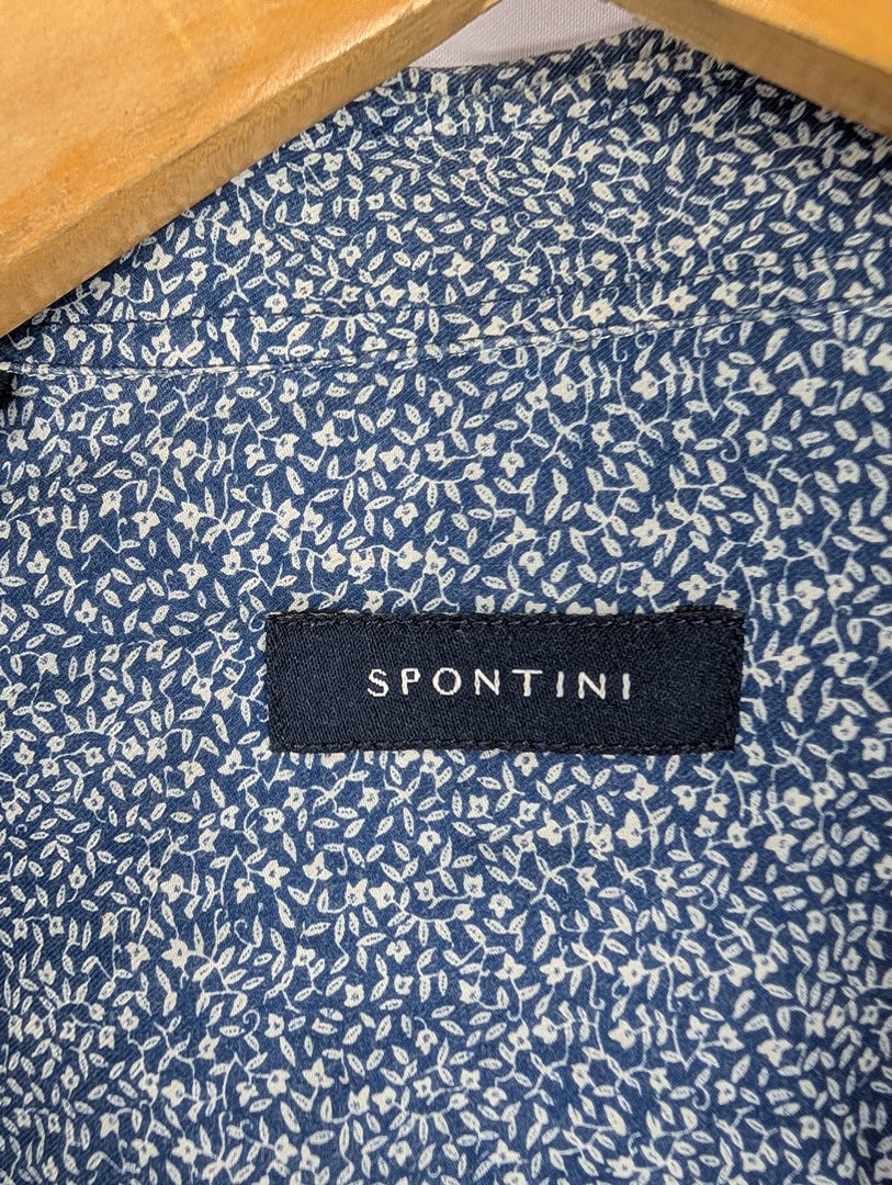 Chemise homme imprimée Spontini coton taille 39/40